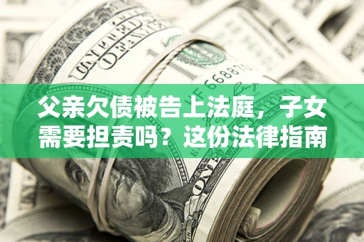 武汉父亲欠债被告上法庭，子女需要担责吗？这份法律指南必须看完