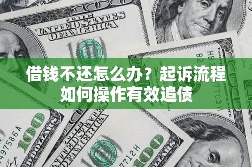 武汉借钱不还怎么办？起诉流程如何操作有效追债