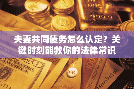 武汉夫妻共同债务怎么认定？关键时刻能救你的法律常识